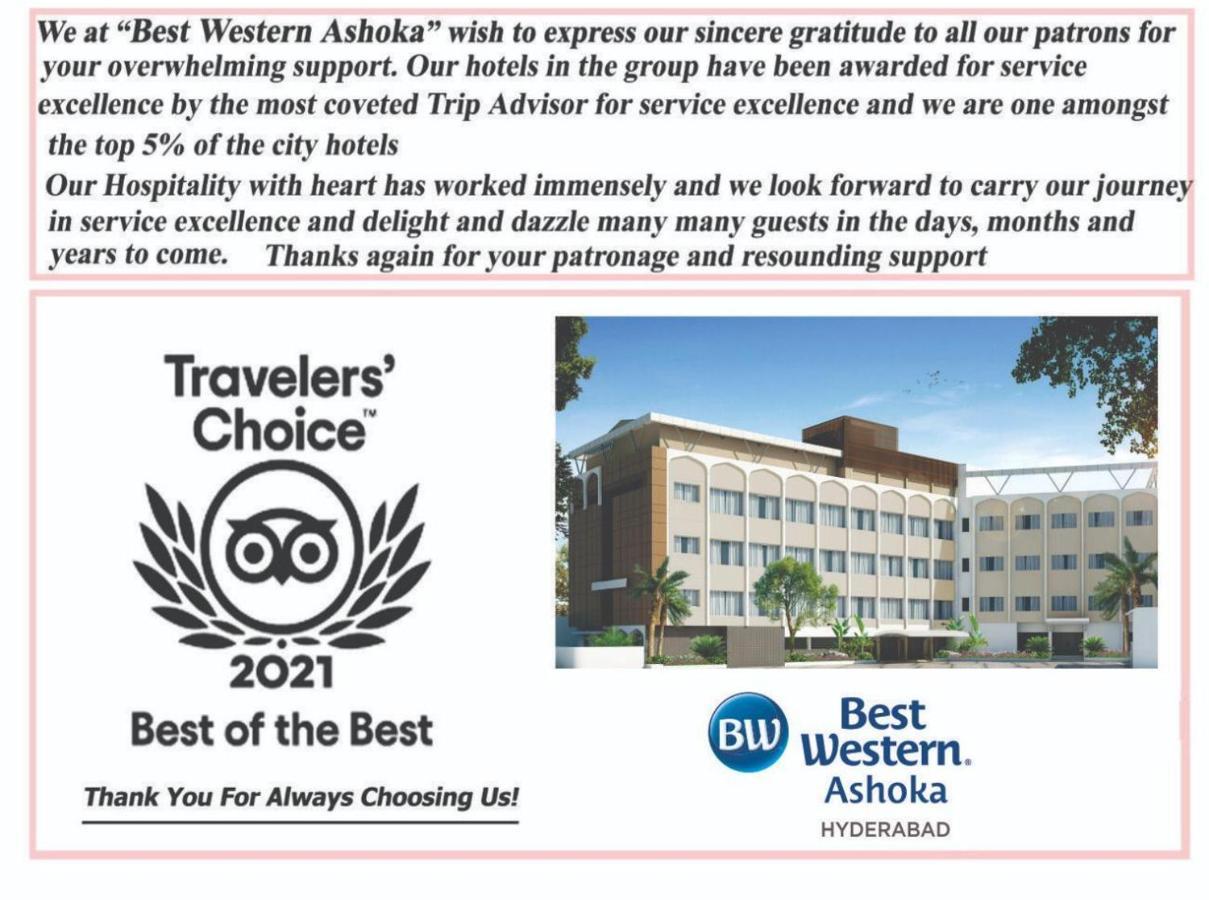 Best Western Ashoka Haydarabad Dış mekan fotoğraf